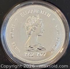 MaxSold Auction: 1952-1977 Canada Queen Elizabeth II Silver Jubilee Case Dollar Dollar  - Newmarket (Ontario, Canada) PARTNER MANAGED Reseller Online Auction - Walter Avenue