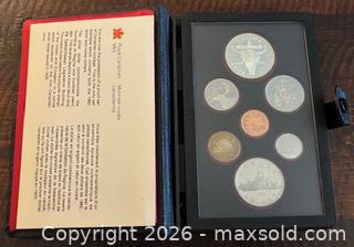 MaxSold Auction: 1982 Cdn. Silver Proof Double Dollar Coin Set  - Newmarket (Ontario, Canada) PARTNER MANAGED Reseller Online Auction - Walter Avenue