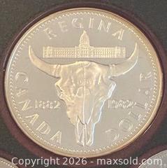 MaxSold Auction: 1982 Cdn. Silver Proof Double Dollar Coin Set  - Newmarket (Ontario, Canada) PARTNER MANAGED Reseller Online Auction - Walter Avenue