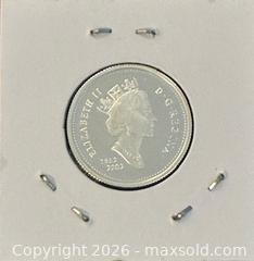 MaxSold Auction: 1992 Cdn. Silver Proof Queen Elizabeth II 25 Cents  - Newmarket (Ontario, Canada) PARTNER MANAGED Reseller Online Auction - Walter Avenue