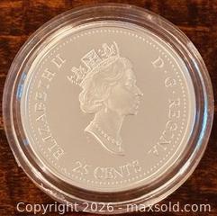 MaxSold Auction: 2000 Cdn. Silver Proof Millennium "Pride" 25 Cents  - Newmarket (Ontario, Canada) PARTNER MANAGED Reseller Online Auction - Walter Avenue