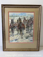 MaxSold Auction: "52nd Light Infantry" Military Oil Painting Artist Signed Richard Scollins 1981 - Toronto (Ontario, Canada) PARTNER MANAGED Reseller Online Auction - Railside Road