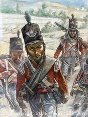 MaxSold Auction: "52nd Light Infantry" Military Oil Painting Artist Signed Richard Scollins 1981 - Toronto (Ontario, Canada) PARTNER MANAGED Reseller Online Auction - Railside Road