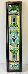 MaxSold Auction: Modern Framed Vibrant Painted Rectangular Glass Window Wall Panel - Toronto (Ontario, Canada) PARTNER MANAGED Reseller Online Auction - Railside Road
