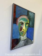 MaxSold Auction: Vibrant Cubist Oil Painting On Canvas "Hank" Artist Signed John F Marok - Toronto (Ontario, Canada) PARTNER MANAGED Reseller Online Auction - Railside Road