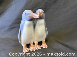 MaxSold Auction: VTG Royal Copenhagen Denmark Porcelain Figurine Two Penguins Model #1190 - Toronto (Ontario, Canada) PARTNER MANAGED Reseller Online Auction - Railside Road