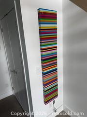 MaxSold Auction: Modern Colour Lines Wall Art - Toronto (Ontario, Canada) SELLER MANAGED Moving Online Auction - Dupont Street