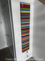 MaxSold Auction: Modern Colour Lines Wall Art - Toronto (Ontario, Canada) SELLER MANAGED Moving Online Auction - Dupont Street