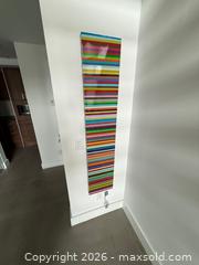 MaxSold Auction: Modern Colour Lines Wall Art - Toronto (Ontario, Canada) SELLER MANAGED Moving Online Auction - Dupont Street
