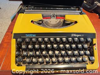MaxSold Auction: Brother Charger 11 Yellow Typewriter (Vintage) A - Toronto (Ontario, Canada) Downsizing Online Auction - Bonacres Avenue