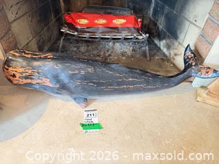 MaxSold Auction: Hand-Carved Black & Natural Wood Coastal Sculpture A - Toronto (Ontario, Canada) Downsizing Online Auction - Bonacres Avenue