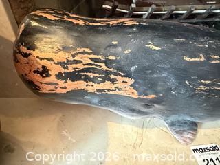 MaxSold Auction: Hand-Carved Black & Natural Wood Coastal Sculpture A - Toronto (Ontario, Canada) Downsizing Online Auction - Bonacres Avenue