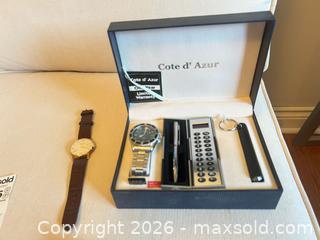 MaxSold Auction: Longines & Cote d'Azur Men's Watches with Accessories A - Toronto (Ontario, Canada) Downsizing Online Auction - Bonacres Avenue