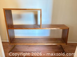 MaxSold Auction: Mid-Century Modern Light Brown Bookshelf C - Toronto (Ontario, Canada) Downsizing Online Auction - Bonacres Avenue