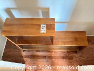 MaxSold Auction: Mid-Century Modern Light Brown Bookshelf C - Toronto (Ontario, Canada) Downsizing Online Auction - Bonacres Avenue