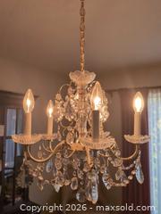 MaxSold Auction: Schonbek Crystal and Brass Chandelier B - Toronto (Ontario, Canada) Downsizing Online Auction - Bonacres Avenue