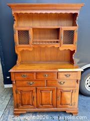 MaxSold Auction: Antique sideboard kitchen cabinet - Cocoa (Florida, USA) SELLER MANAGED Estate Sale Online Auction - Broadcast Court