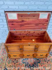 MaxSold Auction: Beautiful LANE cedar chest - Cocoa (Florida, USA) SELLER MANAGED Estate Sale Online Auction - Broadcast Court