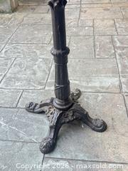 MaxSold Auction: Cash iron Cypress pub table - Cocoa (Florida, USA) SELLER MANAGED Estate Sale Online Auction - Broadcast Court
