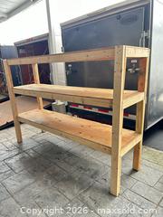 MaxSold Auction: Heavy duty wood shelf - Cocoa (Florida, USA) SELLER MANAGED Estate Sale Online Auction - Broadcast Court