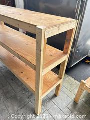 MaxSold Auction: Heavy duty wood shelf - Cocoa (Florida, USA) SELLER MANAGED Estate Sale Online Auction - Broadcast Court