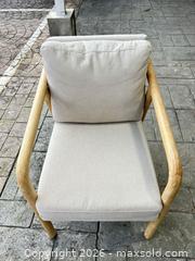 MaxSold Auction: Wood beige chair - Cocoa (Florida, USA) SELLER MANAGED Estate Sale Online Auction - Broadcast Court
