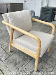 MaxSold Auction: Wood beige chair - Cocoa (Florida, USA) SELLER MANAGED Estate Sale Online Auction - Broadcast Court