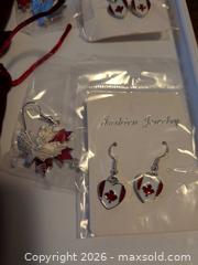MaxSold Auction: 80 New, Individually Packaged Sets Canada-Themed Earring Lot  - Vancouver (British Columbia, Canada) SELLER MANAGED Downsizing Online Auction - Shaughnessy Street