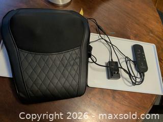 MaxSold Auction: Boriwat Black Massage Seat Cushion with Heat & Vibration - Vancouver (British Columbia, Canada) SELLER MANAGED Downsizing Online Auction - Shaughnessy Street