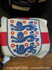 MaxSold Auction: HUGE BULK ASSORTED BANNER FLAGS approx 500 units new sealed  - Vancouver (British Columbia, Canada) SELLER MANAGED Downsizing Online Auction - Shaughnessy Street