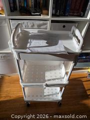 MaxSold Auction: Lot of 3 NEW SEALED Goovilla 3 tier rolling organizer  - Vancouver (British Columbia, Canada) SELLER MANAGED Downsizing Online Auction - Shaughnessy Street