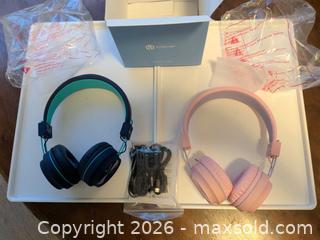 MaxSold Auction: Lot of 9 Boxes (18 Headphones) – iClever Kids Wireless Bluetooth Headphones (2-Pack Each)  - Vancouver (British Columbia, Canada) SELLER MANAGED Downsizing Online Auction - Shaughnessy Street