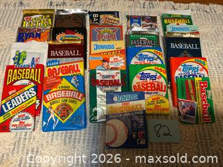 MaxSold Auction: A Variety of Unopened Baseball Cards  - Forks Township (Pennsylvania, USA) SELLER MANAGED Downsizing Online Auction - Ben Jon Road               