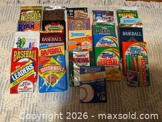 MaxSold Auction: A Variety of Unopened Baseball Cards  - Forks Township (Pennsylvania, USA) SELLER MANAGED Downsizing Online Auction - Ben Jon Road               