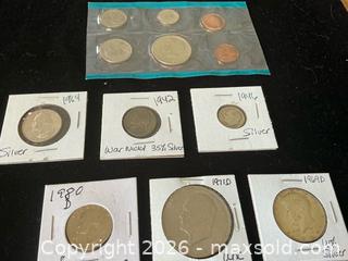 MaxSold Auction: Coins Including Some Silver  - Forks Township (Pennsylvania, USA) SELLER MANAGED Downsizing Online Auction - Ben Jon Road               