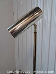 MaxSold Auction: Mid-Century Brass Metal Floor Lamp with Adjustable Swivel Head - Surrey (British Columbia, Canada) SELLER MANAGED Reseller Online Auction - King George Boulevard (STORAGE)