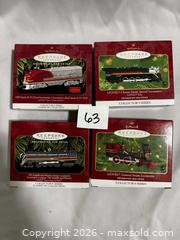 MaxSold Auction: Lot of 4 Hallmark Ornaments  - Toronto (Ontario, Canada) SELLER MANAGED Downsizing Online Auction - Dixon Road (CONDO)