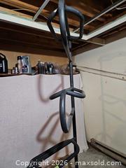 MaxSold Auction: Black Metal Free-Standing Vertical Saddle Storage Rack, 6'3" - Elizabethtown-Kitley (Ontario, Canada) PARTNER MANAGED Estate Sale Online Auction - Rocksprings Road