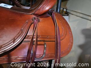 MaxSold Auction: Circle Y Western Saddle, Flex-Lite Tree, 18" Seat, Leather - Elizabethtown-Kitley (Ontario, Canada) PARTNER MANAGED Estate Sale Online Auction - Rocksprings Road