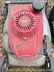 MaxSold Auction: Honda HRR2167PDC 21in Self-Propelled Lawn Mower - Elizabethtown-Kitley (Ontario, Canada) PARTNER MANAGED Estate Sale Online Auction - Rocksprings Road