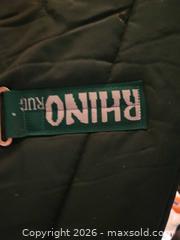 MaxSold Auction: Horseware Rhino Heavy Duty Winter Horse Blanket Full 78 Green Tan Trim - Elizabethtown-Kitley (Ontario, Canada) PARTNER MANAGED Estate Sale Online Auction - Rocksprings Road