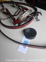 MaxSold Auction: Leather Western Floral Tooled Headstall Bridle with Conchos & Rhinestones - Elizabethtown-Kitley (Ontario, Canada) PARTNER MANAGED Estate Sale Online Auction - Rocksprings Road