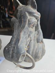 MaxSold Auction: Pair of Cast Iron Horse Post/Gateway Decor - Elizabethtown-Kitley (Ontario, Canada) PARTNER MANAGED Estate Sale Online Auction - Rocksprings Road