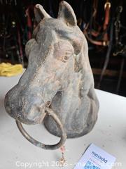 MaxSold Auction: Pair of Cast Iron Horse Post/Gateway Decor - Elizabethtown-Kitley (Ontario, Canada) PARTNER MANAGED Estate Sale Online Auction - Rocksprings Road