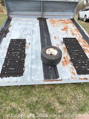 MaxSold Auction: Aluminum Motorcycle/ATV Trailer, approx. 8' x 9" - Elizabethtown-Kitley (Ontario, Canada) PARTNER MANAGED Estate Sale Online Auction - Rocksprings Road