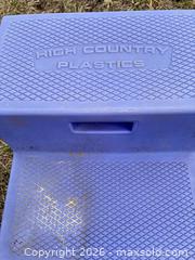 MaxSold Auction: High Country Plastics Purple Plastic Outdoor Step Stool - Elizabethtown-Kitley (Ontario, Canada) PARTNER MANAGED Estate Sale Online Auction - Rocksprings Road