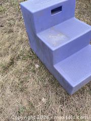 MaxSold Auction: High Country Plastics Purple Plastic Outdoor Step Stool - Elizabethtown-Kitley (Ontario, Canada) PARTNER MANAGED Estate Sale Online Auction - Rocksprings Road