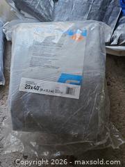 MaxSold Auction: 20 x 40 ft Polyethylene Tarpaulin, Gray/Silver - Elizabethtown-Kitley (Ontario, Canada) PARTNER MANAGED Estate Sale Online Auction - Rocksprings Road