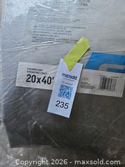MaxSold Auction: 20 x 40 ft Polyethylene Tarpaulin, Gray/Silver - Elizabethtown-Kitley (Ontario, Canada) PARTNER MANAGED Estate Sale Online Auction - Rocksprings Road