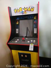 MaxSold Auction: Arcade1Up Pac-Man Arcade Cabinet - Pac-Pack. 4 yrs old. - Elizabethtown-Kitley (Ontario, Canada) PARTNER MANAGED Estate Sale Online Auction - Rocksprings Road